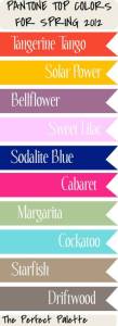 2012 colors