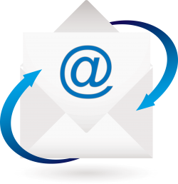 Envelope With Arrows and @