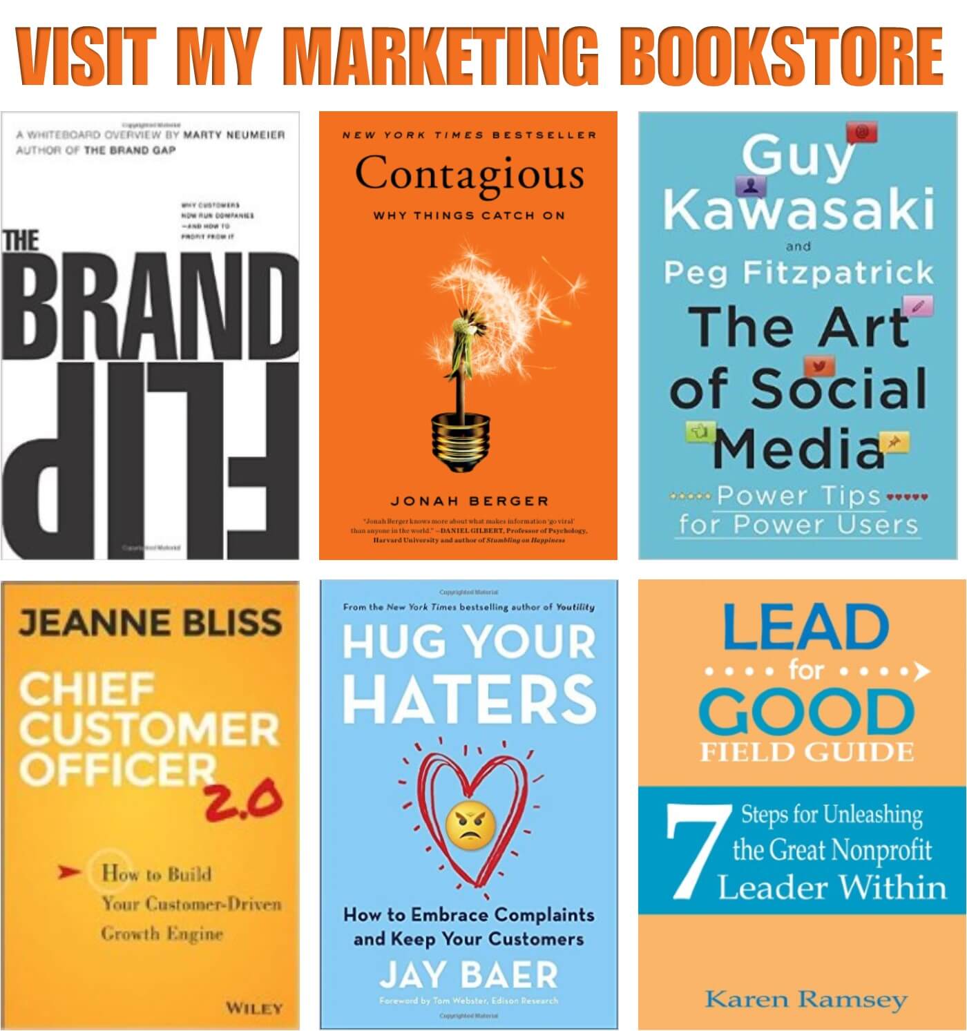 Visit my marketing bookstore